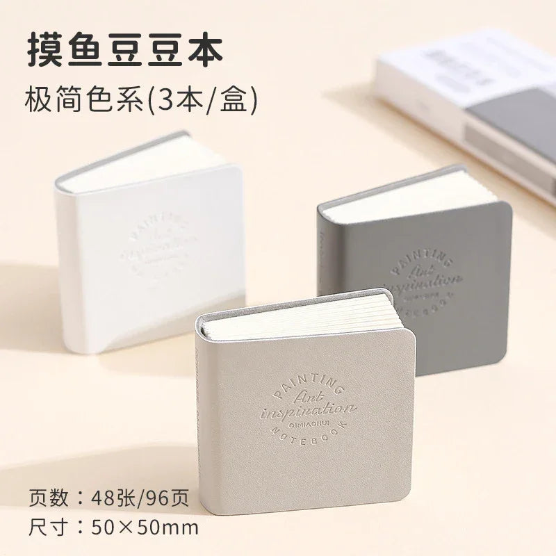 Buy The Best By Artsulli - Art is Long Life Short - 3pcs/set Colorful Mini Drawing Books Square Watercolor Sketchbook Thick Paper Study