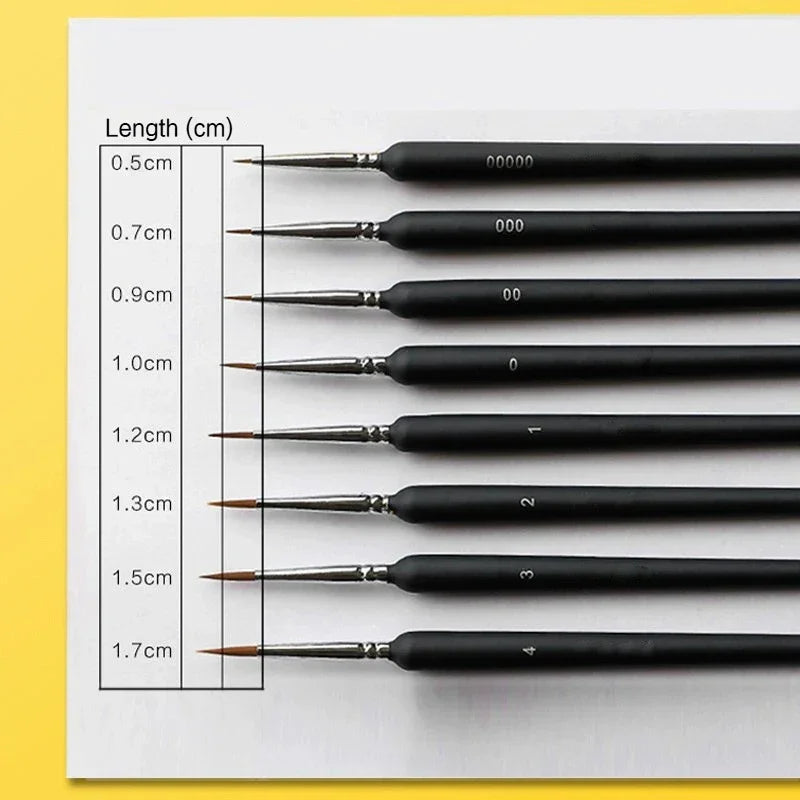 Buy The Best By Artsulli - Art is Long Life Short - 4/5/8/10/11Pcs Borrence Brush Watercolors Hook Line Pen Supplies Drawing Artist Fine