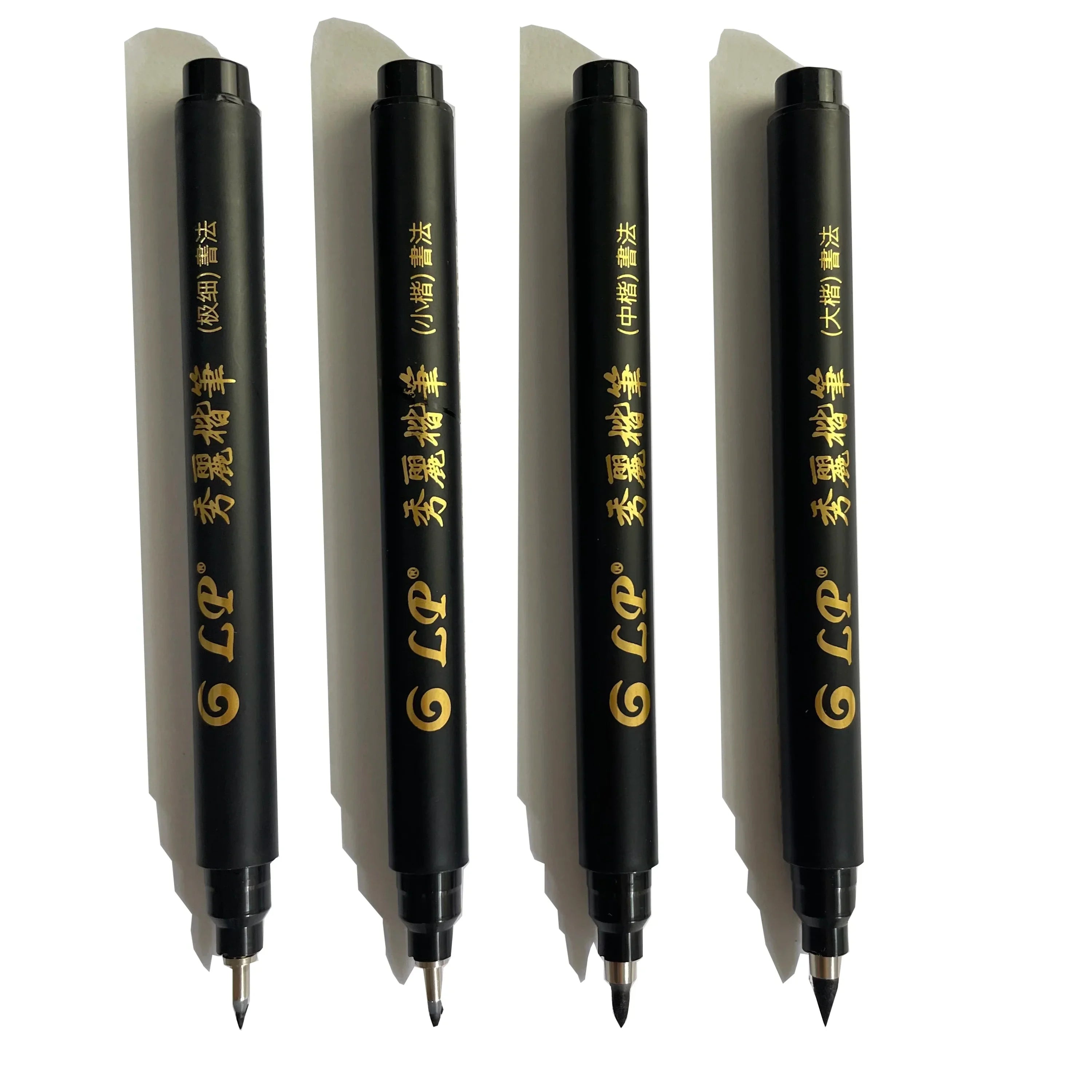 Buy The Best By Artsulli - Art is Long Life Short - 4 pcs Size black Chinese style Calligraphy Brush tip Pen for Student easy writing