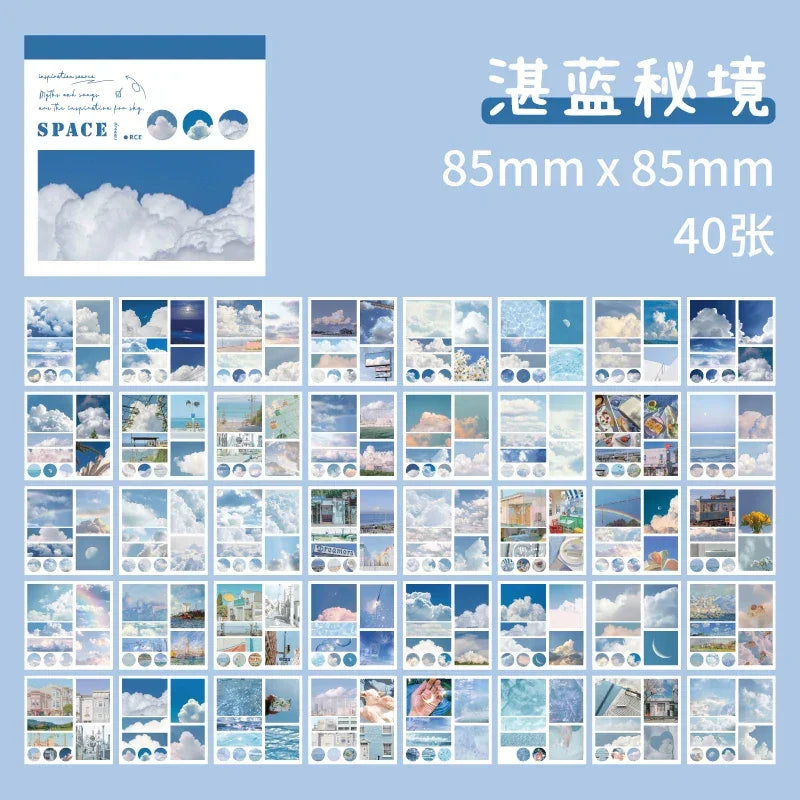 Buy The Best By Artsulli - Art is Long Life Short - 40pcs Decoration Sticker Planner Handbook Scrapbook DIY Material Creative Aesthetics