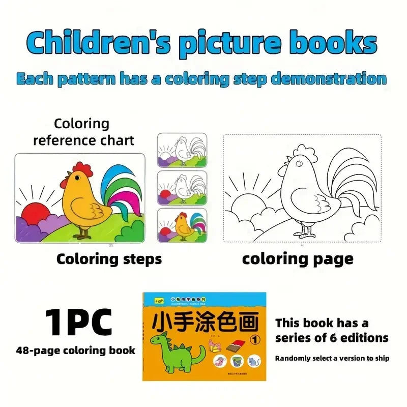 Buy The Best By Artsulli - Art is Long Life Short - 46-Page Kids Drawing & Painting Coloring Book - Educational Supplies for Creative