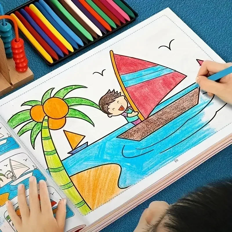 Buy The Best By Artsulli - Art is Long Life Short - 46-Page Kids Drawing & Painting Coloring Book - Educational Supplies for Creative