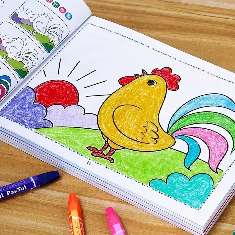 Buy The Best By Artsulli - Art is Long Life Short - 46-Page Kids Drawing & Painting Coloring Book - Educational Supplies for Creative