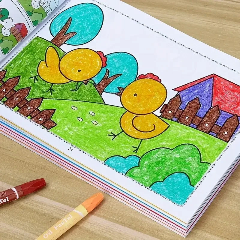 Buy The Best By Artsulli - Art is Long Life Short - 46-Page Kids Drawing & Painting Coloring Book - Educational Supplies for Creative