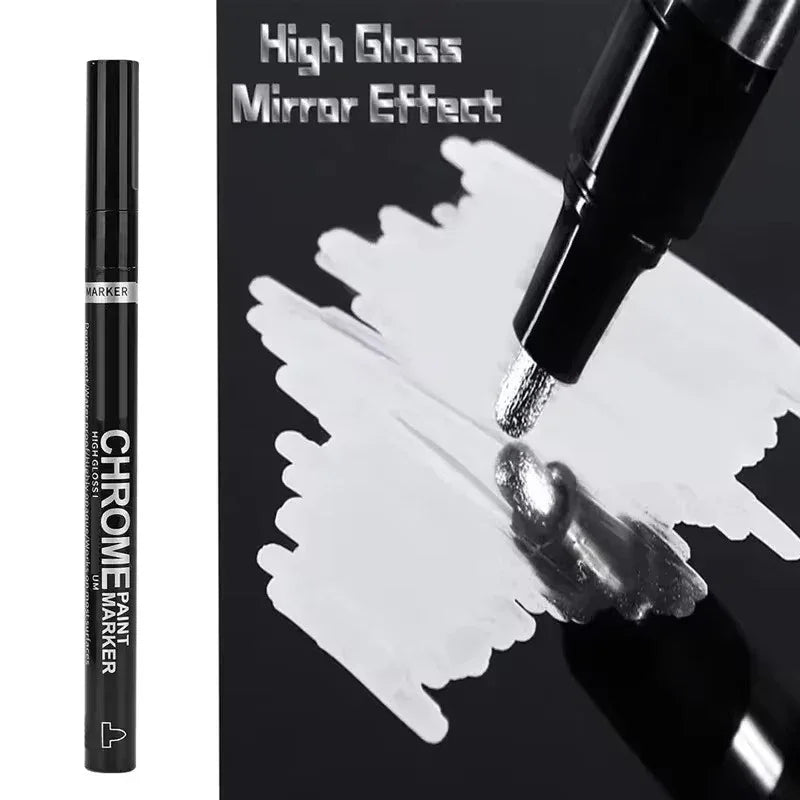 Buy The Best By Artsulli - Art is Long Life Short - 5/1pcs Chrome Pen Marker Mirror Waterproof Paint Repair For Rock Ceramic Glass Metallic