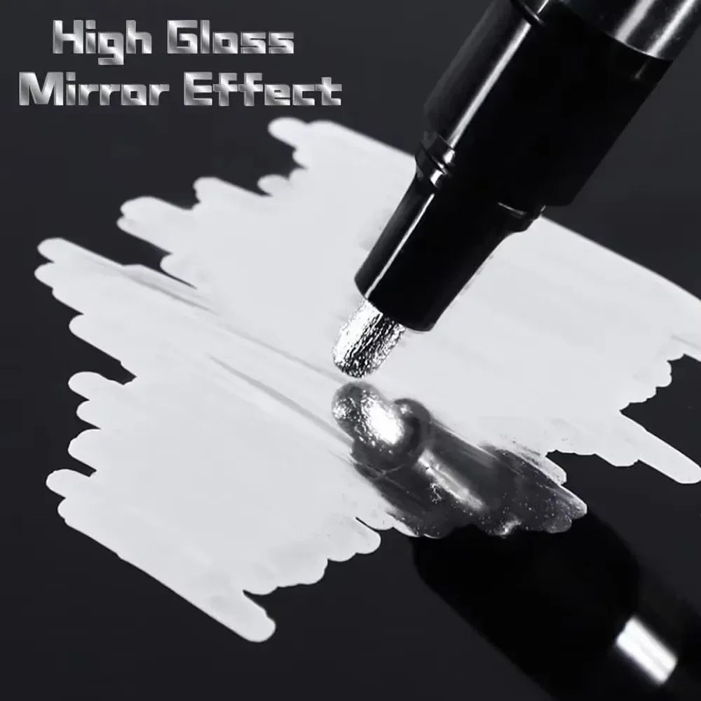Buy The Best By Artsulli - Art is Long Life Short - 5/1pcs Chrome Pen Marker Mirror Waterproof Paint Repair For Rock Ceramic Glass Metallic