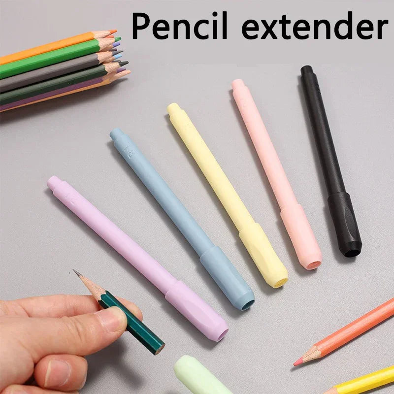 Buy The Best By Artsulli - Art is Long Life Short - 5 Pcs Pencil extender art pen grip holder sketching pencil colored case extension