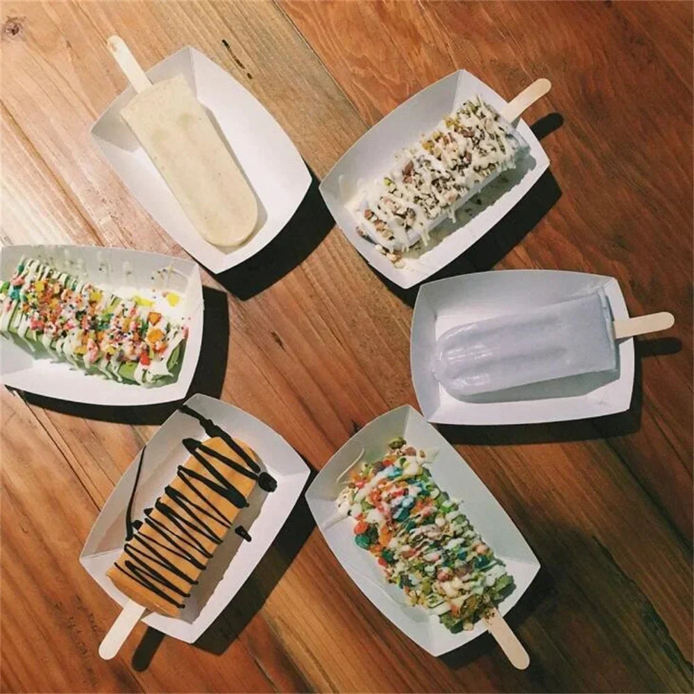 Buy The Best By Artsulli - Art is Long Life Short - 50/100/150Pcs 11.4cm Wooden Resin Epoxy Stirring Stick Popsicle Ice Cream Handmade Tool