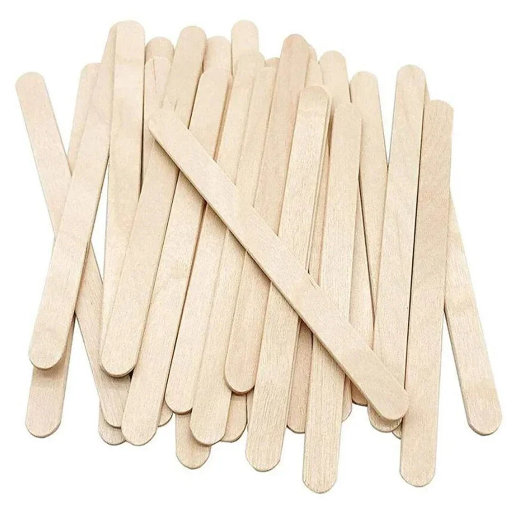 Buy The Best By Artsulli - Art is Long Life Short - 50/100/150Pcs 11.4cm Wooden Resin Epoxy Stirring Stick Popsicle Ice Cream Handmade Tool