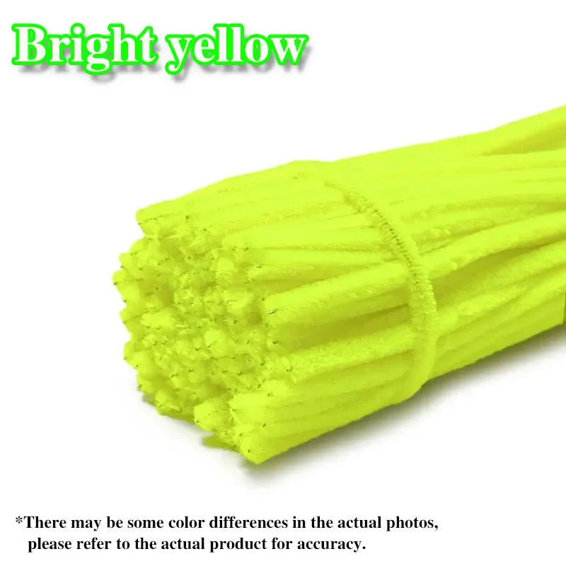 Buy The Best By Artsulli - Art is Long Life Short - 50/100Pcs Chenille Stems Colorful DIY Strips Twist Bar Anvil Wire Plush Handmade