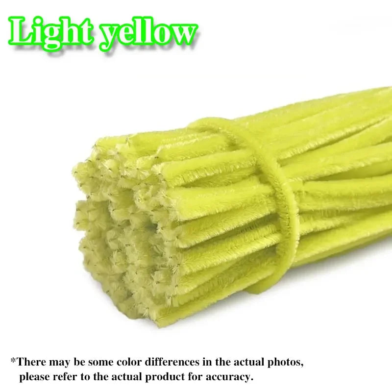Buy The Best By Artsulli - Art is Long Life Short - 50/100Pcs Chenille Stems Colorful DIY Strips Twist Bar Anvil Wire Plush Handmade