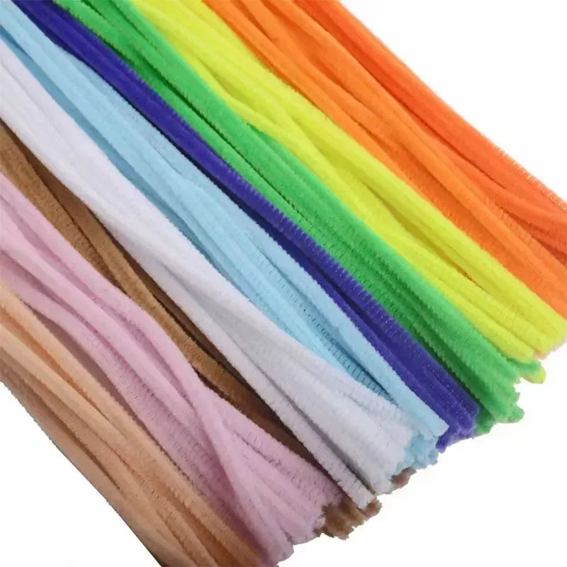 Buy The Best By Artsulli - Art is Long Life Short - 50/100Pcs Chenille Stems Colorful DIY Strips Twist Bar Anvil Wire Plush Handmade