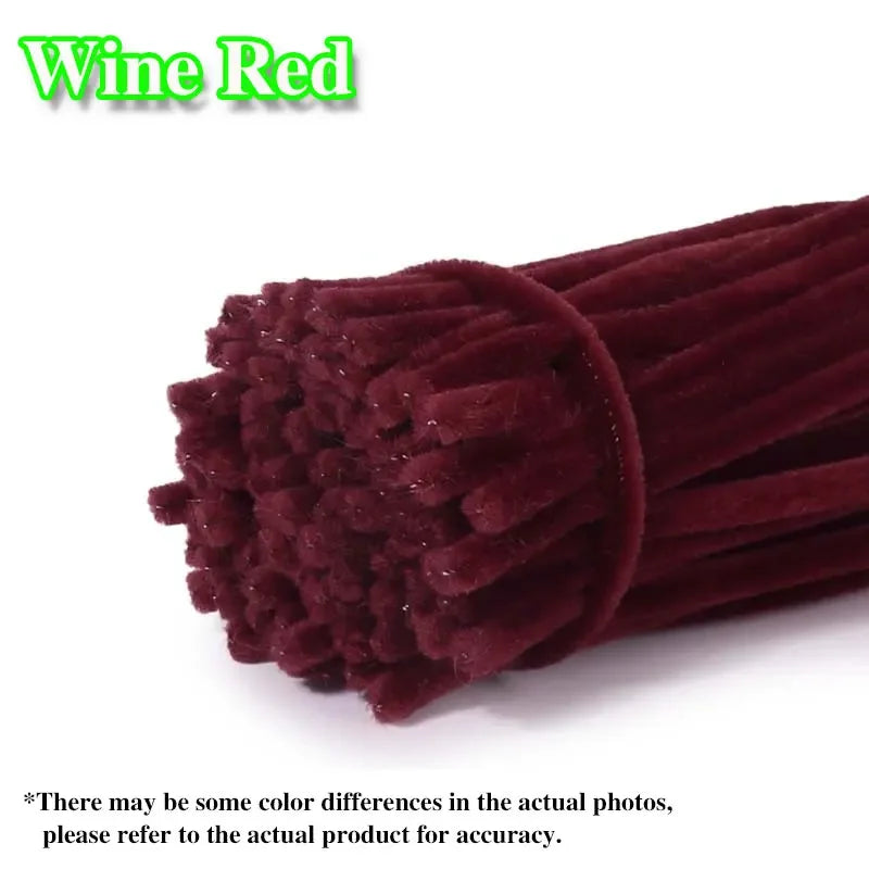 Buy The Best By Artsulli - Art is Long Life Short - 50/100Pcs Chenille Stems Colorful DIY Strips Twist Bar Anvil Wire Plush Handmade
