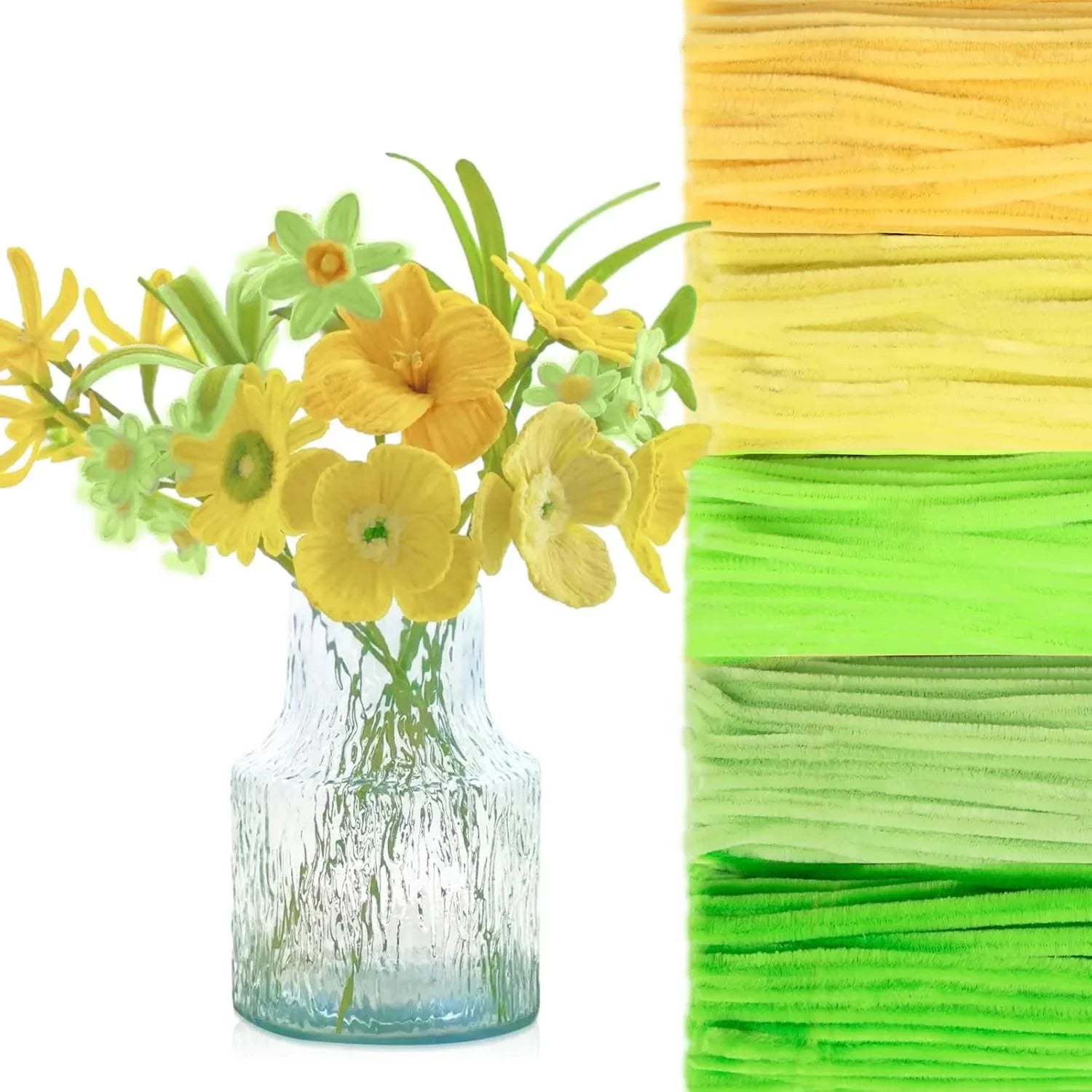 Buy The Best By Artsulli - Art is Long Life Short - 500/600 Pieces Pipe Cleaners Chenille Stems 12 Inch Craft Supplies Bulk for DIY