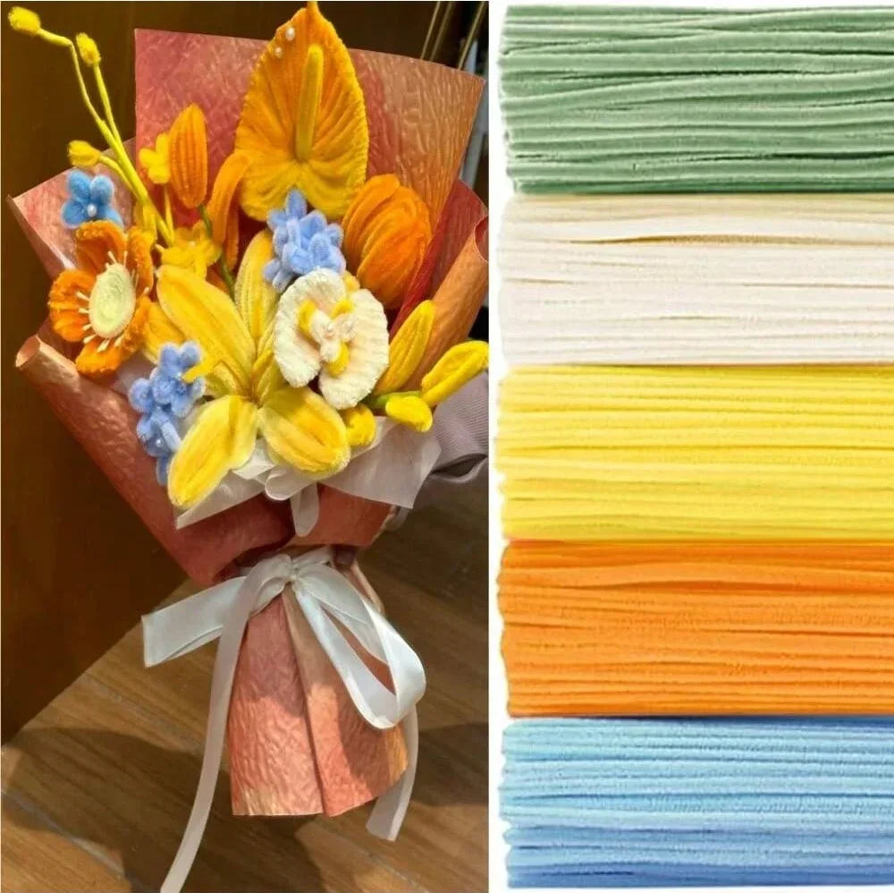 Buy The Best By Artsulli - Art is Long Life Short - 500/600 Pieces Pipe Cleaners Chenille Stems 12 Inch Craft Supplies Bulk for DIY