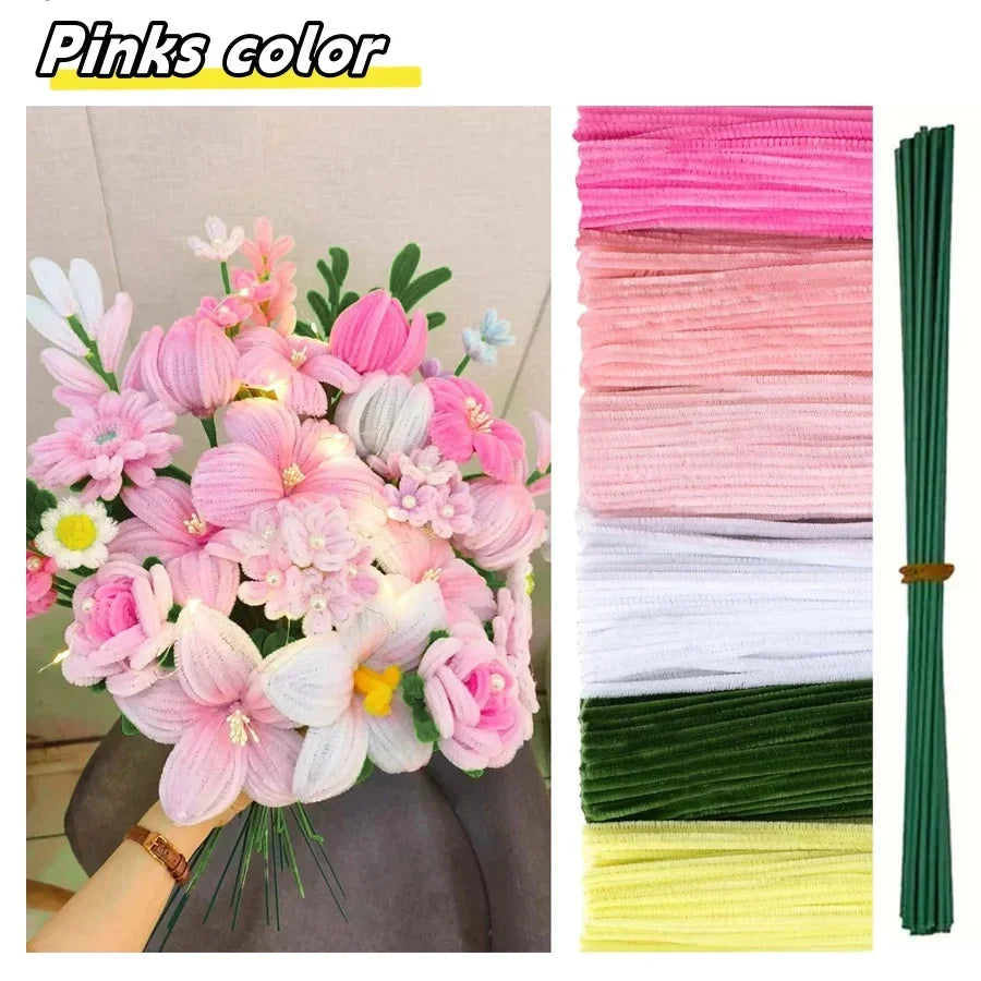 Buy The Best By Artsulli - Art is Long Life Short - 500/600 Pieces Pipe Cleaners Chenille Stems 12 Inch Craft Supplies Bulk for DIY