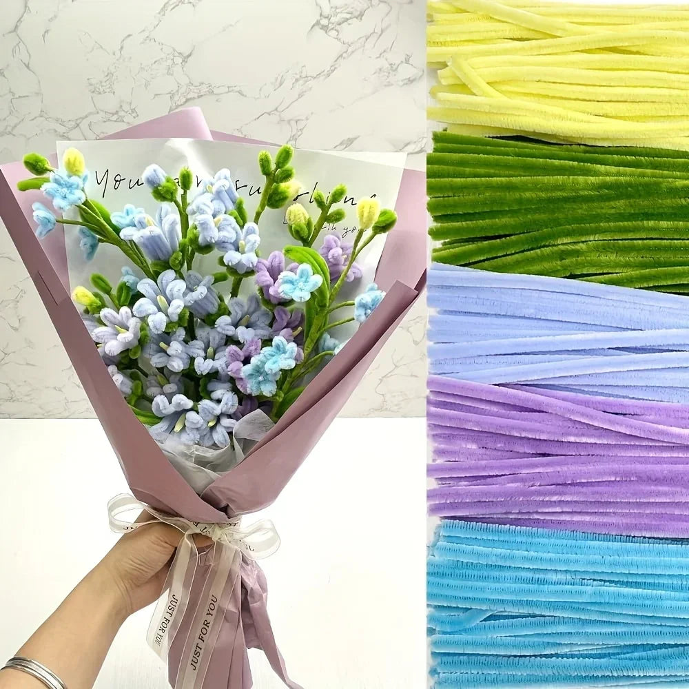 Buy The Best By Artsulli - Art is Long Life Short - 500/600 Pieces Pipe Cleaners Chenille Stems 12 Inch Craft Supplies Bulk for DIY