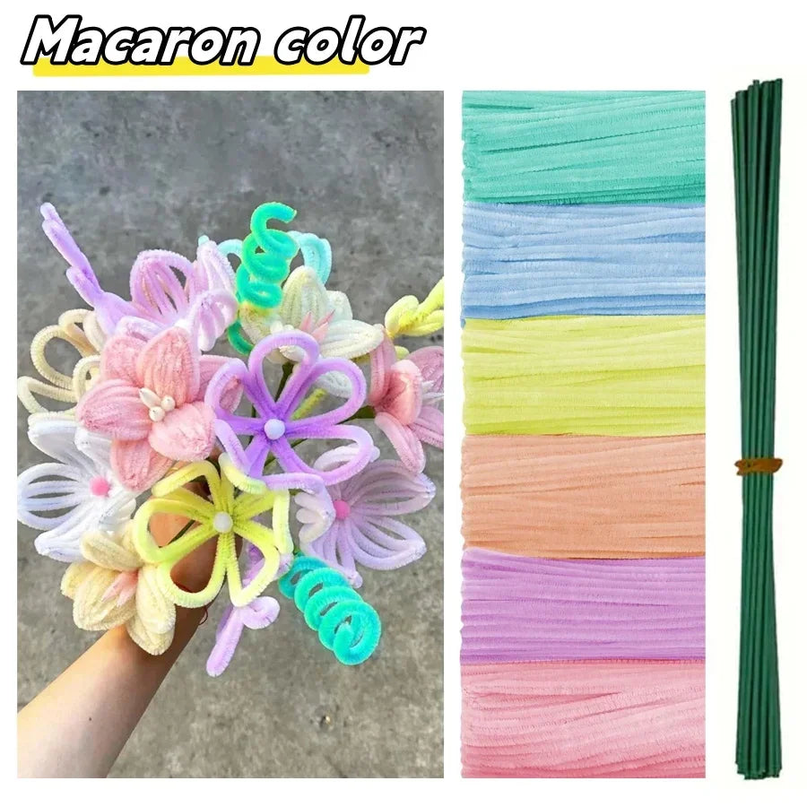 Buy The Best By Artsulli - Art is Long Life Short - 500/600 Pieces Pipe Cleaners Chenille Stems 12 Inch Craft Supplies Bulk for DIY