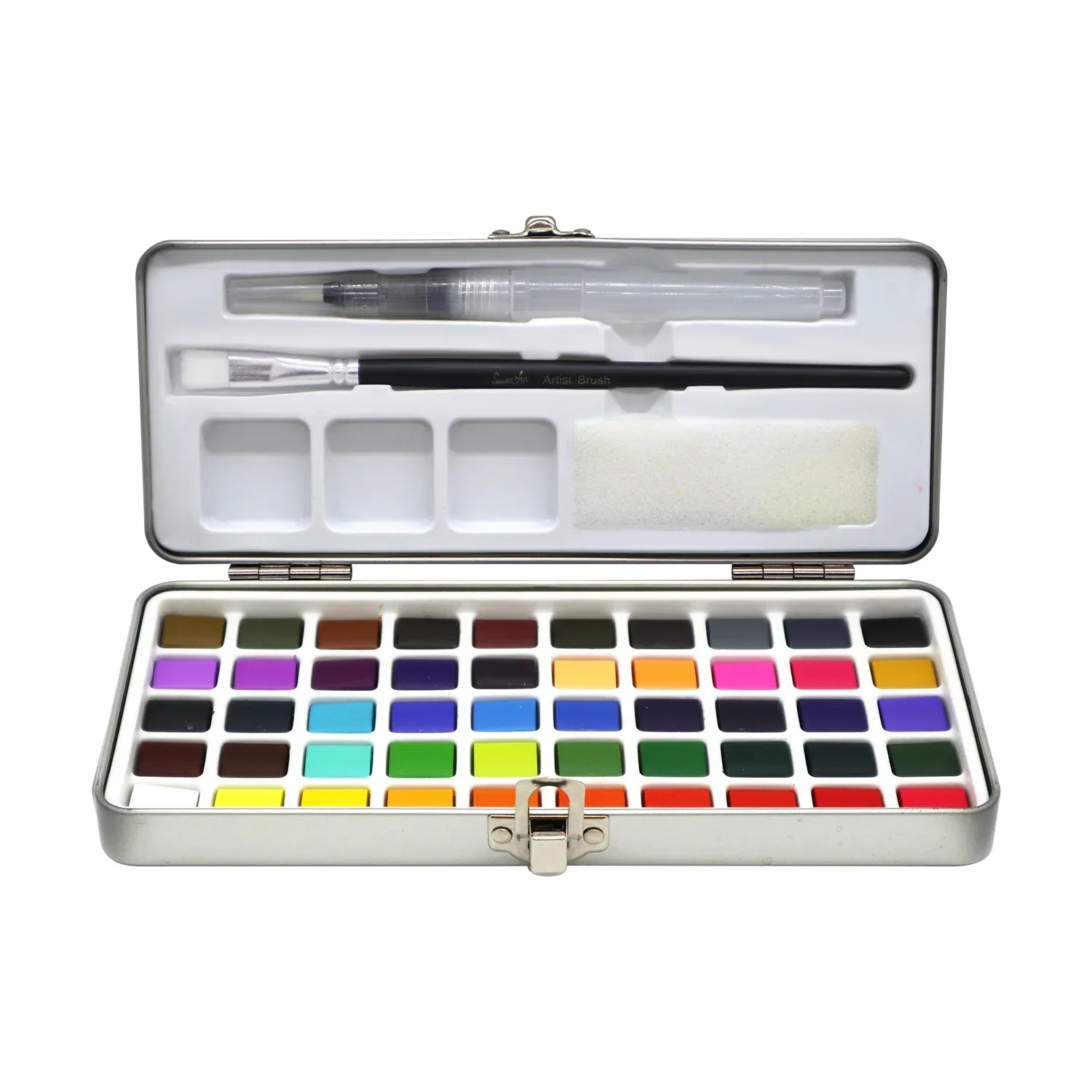 Buy The Best By Artsulli - Art is Long Life Short - 50Color Solid Watercolor Paint Set Portable Pigment for Artist Drawing Paper Supplies