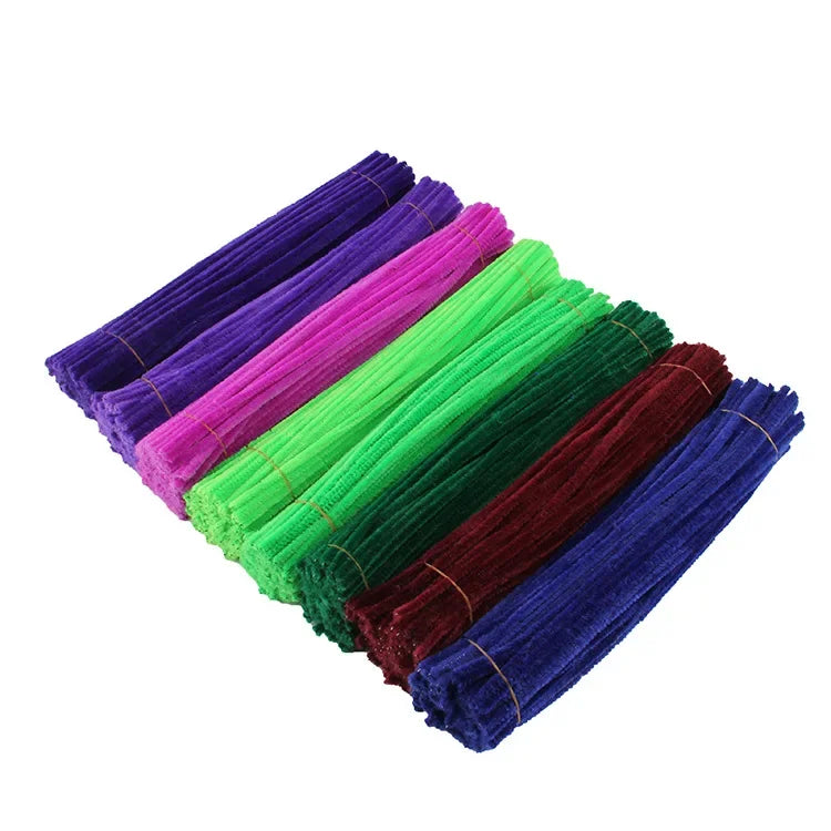 Buy The Best By Artsulli - Art is Long Life Short - 50pcs Chenille Stems Pipe Cleaners Kids Plush Stick Children’s Educational Toys