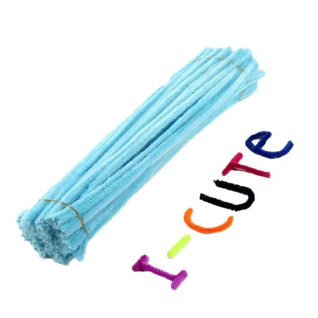 Buy The Best By Artsulli - Art is Long Life Short - 50pcs Chenille Stems Pipe Cleaners Kids Plush Stick Children’s Educational Toys
