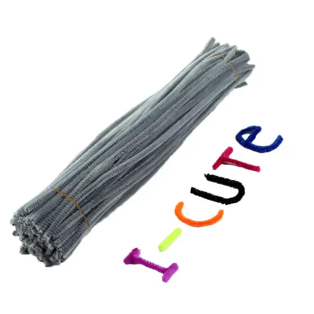 Buy The Best By Artsulli - Art is Long Life Short - 50pcs Chenille Stems Pipe Cleaners Kids Plush Stick Children’s Educational Toys