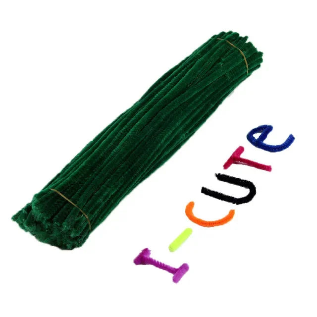 Buy The Best By Artsulli - Art is Long Life Short - 50pcs Chenille Stems Pipe Cleaners Kids Plush Stick Children’s Educational Toys