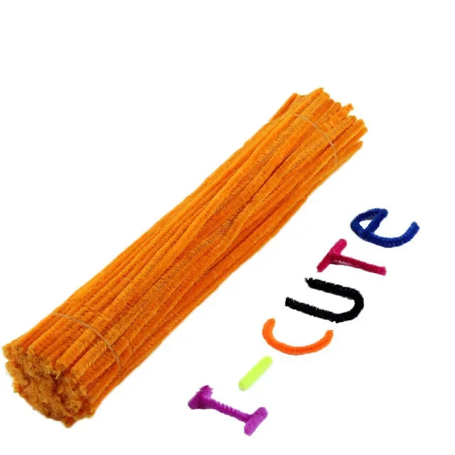 Buy The Best By Artsulli - Art is Long Life Short - 50pcs Chenille Stems Pipe Cleaners Kids Plush Stick Children’s Educational Toys