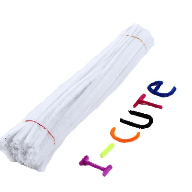 Buy The Best By Artsulli - Art is Long Life Short - 50pcs Chenille Stems Pipe Cleaners Kids Plush Stick Children’s Educational Toys
