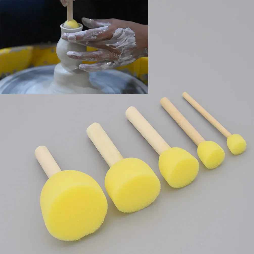 Buy The Best By Artsulli - Art is Long Life Short - 5Pcs/lot Ceramic Sponge Rod Set Of Water Absorbing Sculpture Bloom Diy Pottery Arts