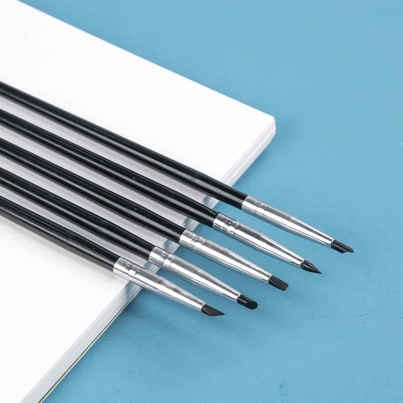 Buy The Best By Artsulli - Art is Long Life Short - 5pcs Silicone Brush Diy Nail Tools Color Shapers Paint Brushes Clay Sculpture Shaping