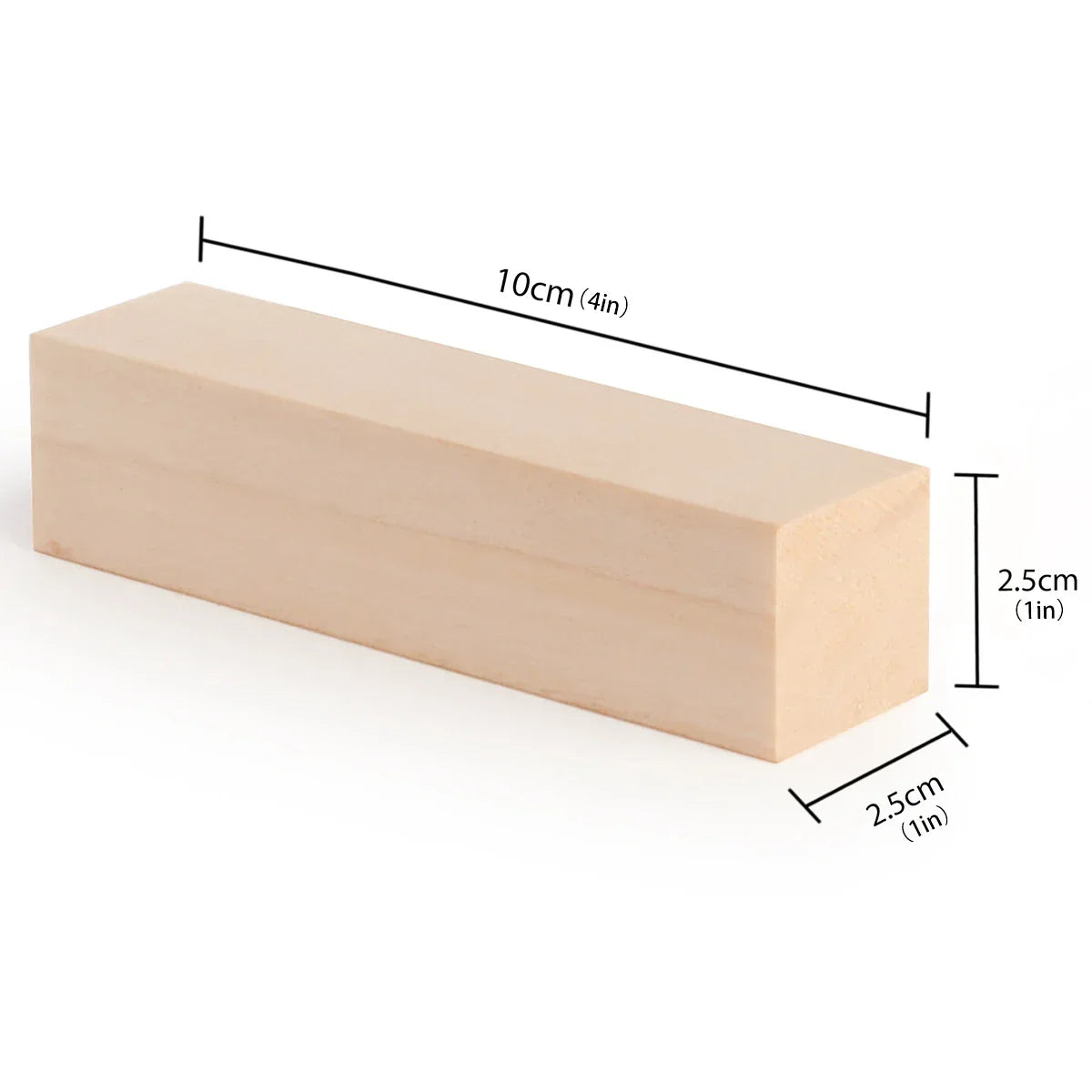 Buy The Best By Artsulli - Art is Long Life Short - 6/10/50Pcs Basswood Carving Block Natural Cork DIY Wood Crafts Portable Supplies