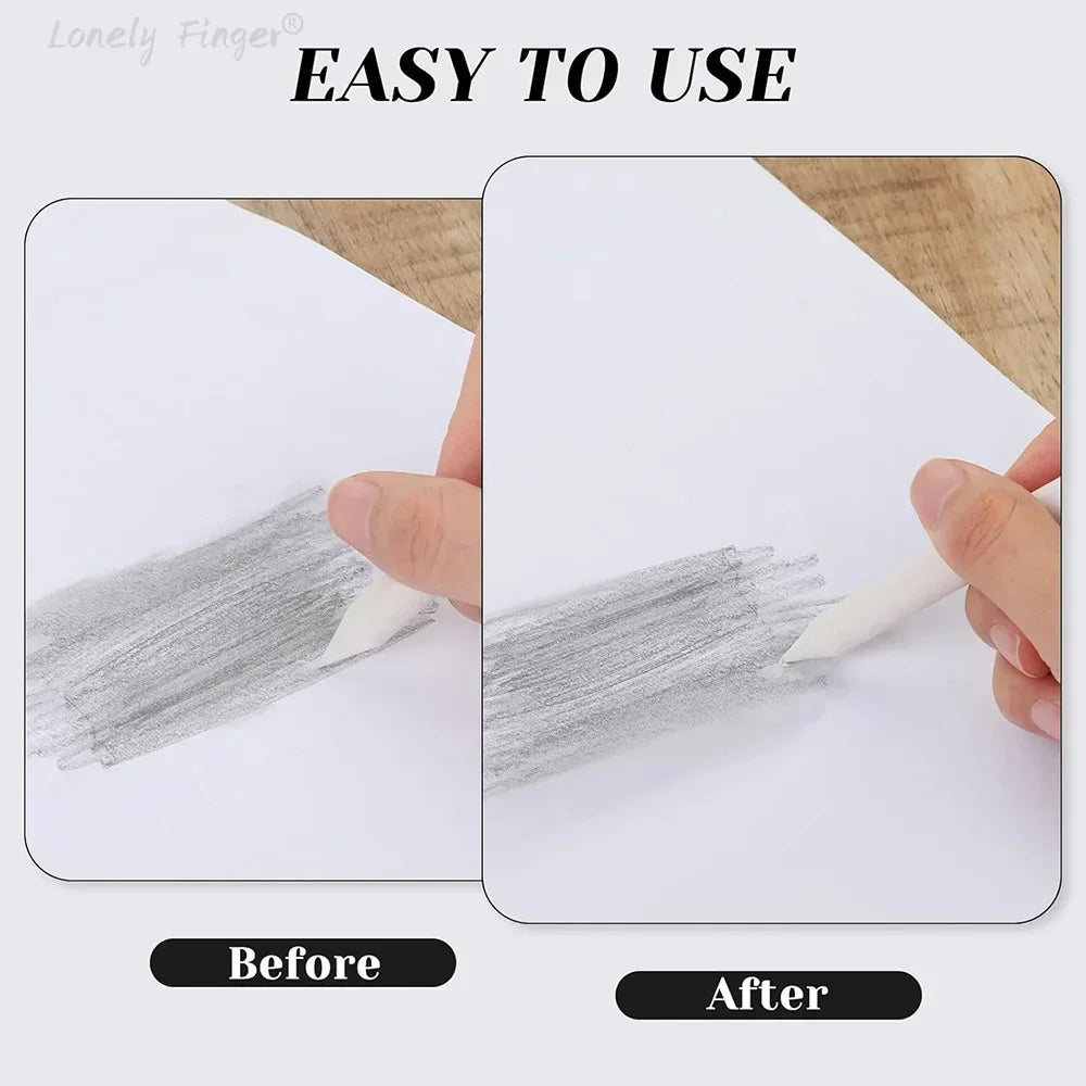 Buy The Best By Artsulli - Art is Long Life Short - 6/12 Pcs Blending Stumps Paper Blenders Drawing Pencils for Student Artist Charcoal