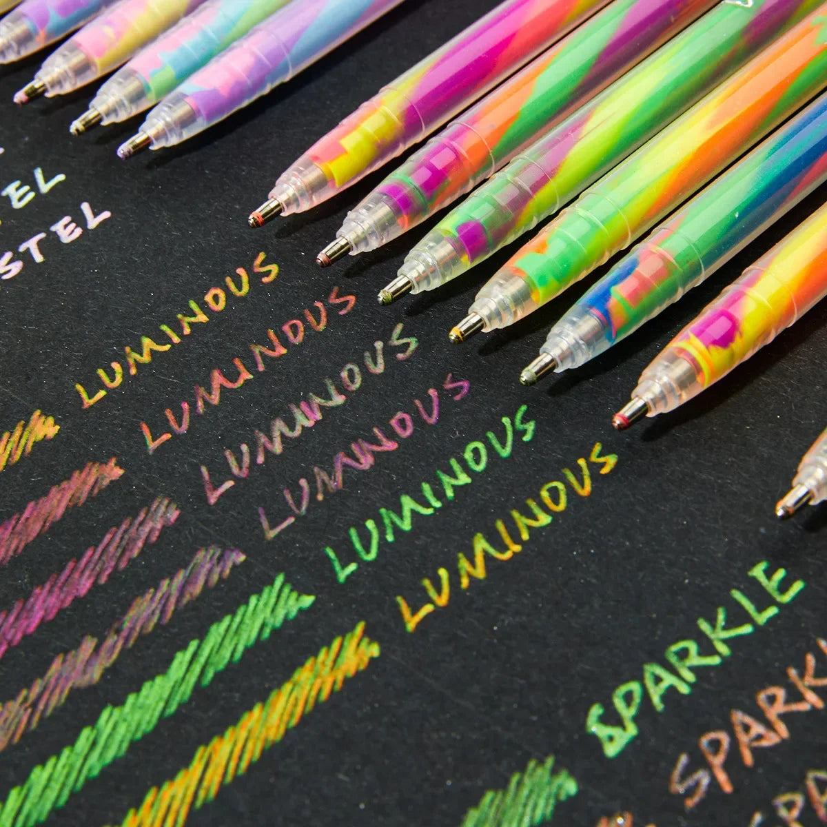 Buy The Best By Artsulli - Art is Long Life Short - 6/18 Colors Dreamy Rainbow Color Changing Gel Pens Set of 1.0mm NIB for Kids Adults