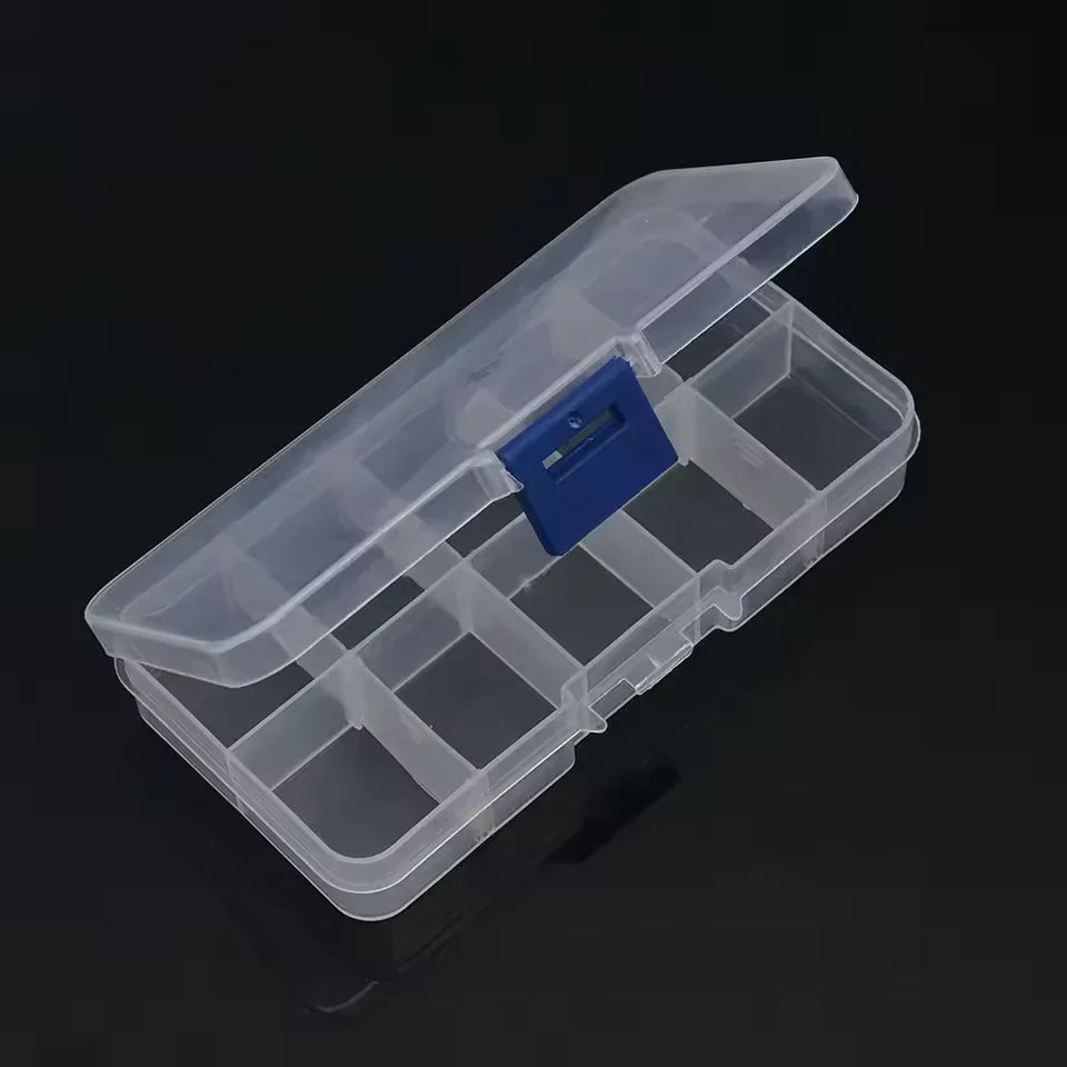 Buy The Best By Artsulli - Art is Long Life Short - 6-24 Compartments Plastic Storage Box Organizer Jewelry Container with Dividers