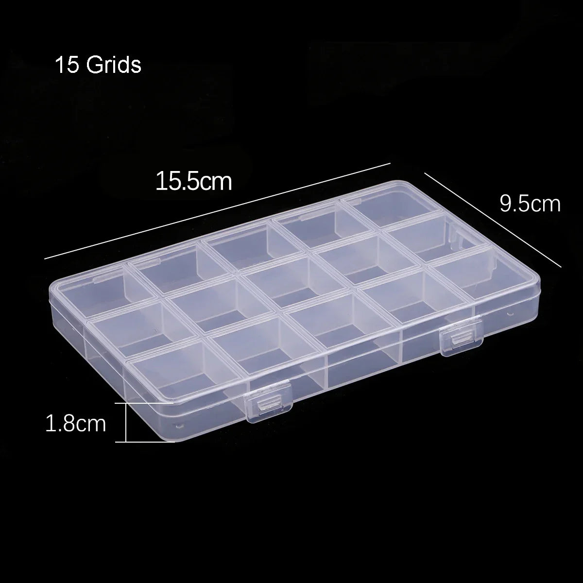 Buy The Best By Artsulli - Art is Long Life Short - 6-24 Compartments Plastic Storage Box Organizer Jewelry Container with Dividers
