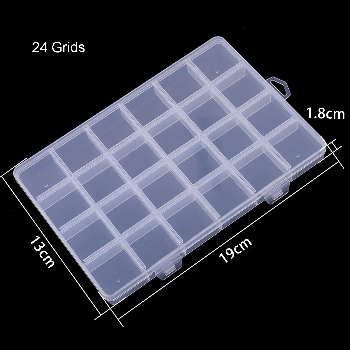 Buy The Best By Artsulli - Art is Long Life Short - 6-24 Compartments Plastic Storage Box Organizer Jewelry Container with Dividers