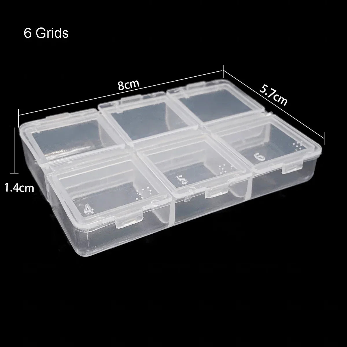 Buy The Best By Artsulli - Art is Long Life Short - 6-24 Compartments Plastic Storage Box Organizer Jewelry Container with Dividers