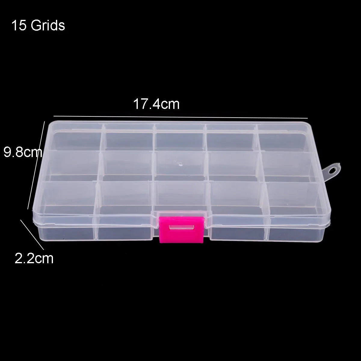 Buy The Best By Artsulli - Art is Long Life Short - 6-24 Compartments Plastic Storage Box Organizer Jewelry Container with Dividers