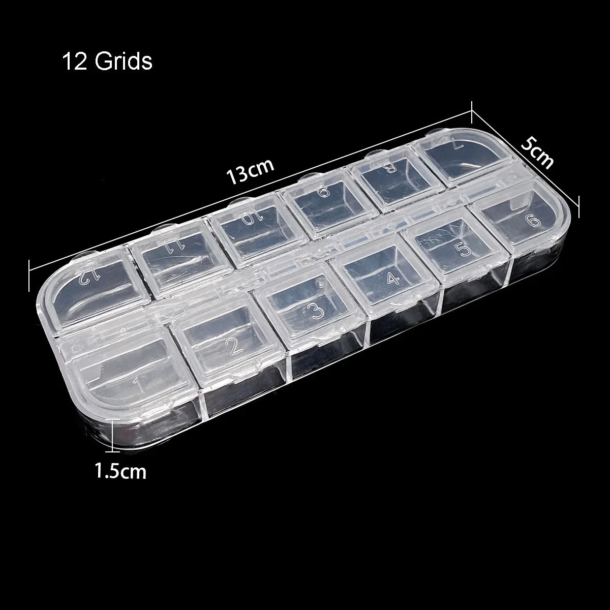Buy The Best By Artsulli - Art is Long Life Short - 6-24 Compartments Plastic Storage Box Organizer Jewelry Container with Dividers