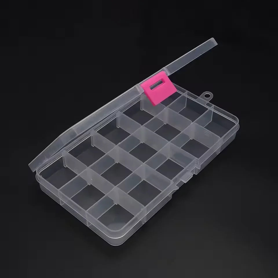 Buy The Best By Artsulli - Art is Long Life Short - 6-24 Compartments Plastic Storage Box Organizer Jewelry Container with Dividers
