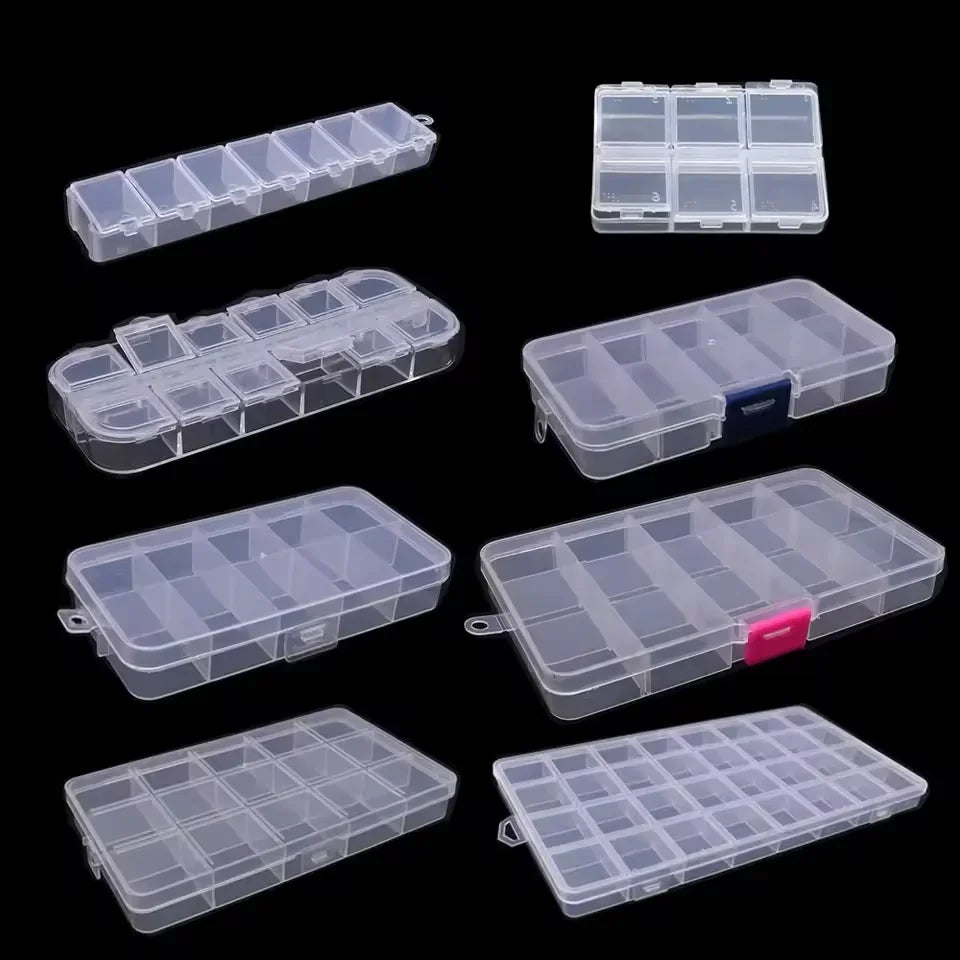 Buy The Best By Artsulli - Art is Long Life Short - 6-24 Compartments Plastic Storage Box Organizer Jewelry Container with Dividers