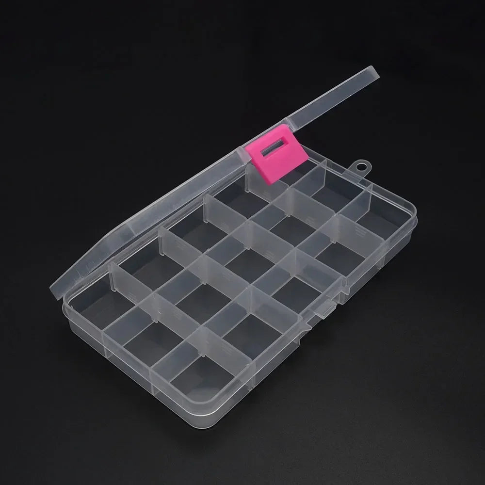 Buy The Best By Artsulli - Art is Long Life Short - 6-32 Compartments Plastic Storage Box Organizer Jewelry Container with Dividers