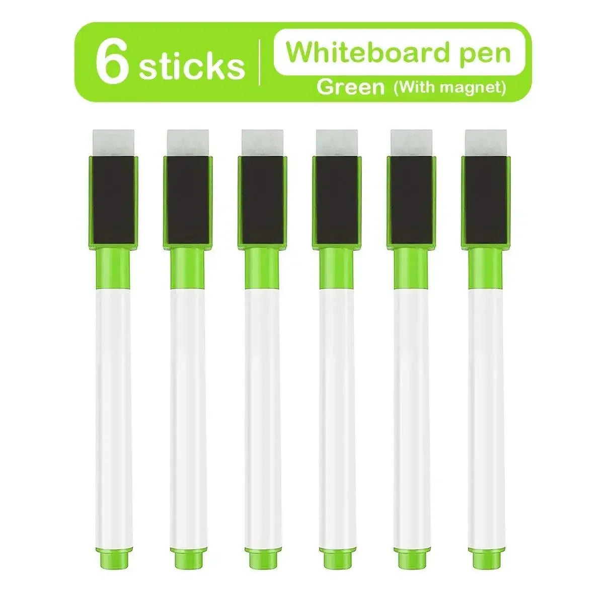 Buy The Best By Artsulli - Art is Long Life Short - 6/8pcs Magnetic Colorful Whiteboard Pen Black White Board Markers Built In Eraser