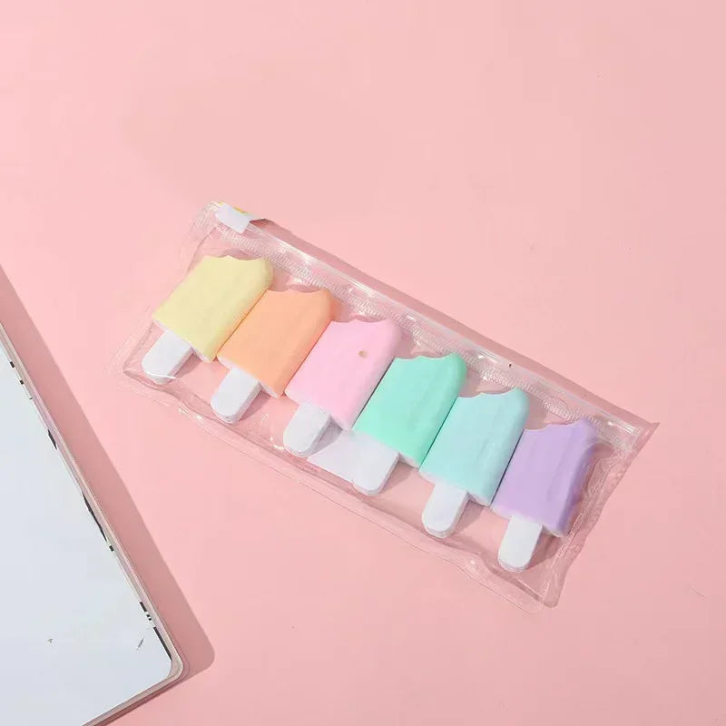 Buy The Best By Artsulli - Art is Long Life Short - 6 Pcs/Lot Cute Cartoon Highlighters School Office Stationery Students Drawing Supplies