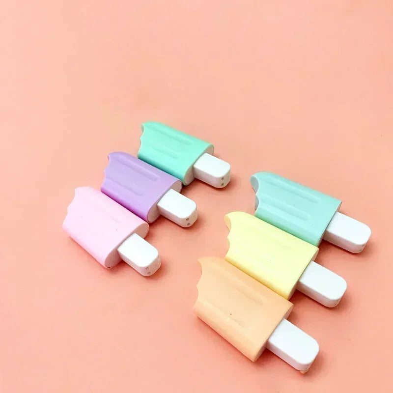 Buy The Best By Artsulli - Art is Long Life Short - 6 Pcs/Lot Cute Cartoon Highlighters School Office Stationery Students Drawing Supplies