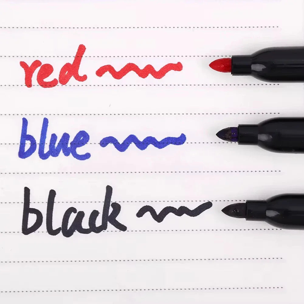 Buy The Best By Artsulli - Art is Long Life Short - 6 PCS Permanent Marker Pen Manga Drawing Markers Black Blue Red Waterproof Ink Sketch