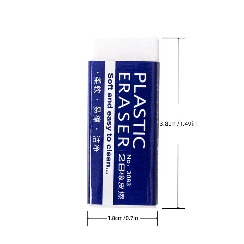 Buy The Best By Artsulli - Art is Long Life Short - 6 Pcs Soft Rubber 2B Pencil Eraser Student Sketch Painting Correction Supplies School