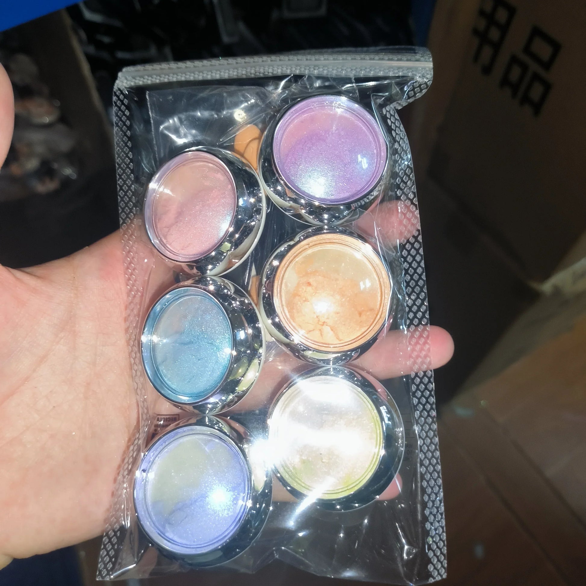 Buy The Best By Artsulli - Art is Long Life Short - 6Jars/Set Aurora Mermaid Nail Powder(with Brushes) Holographic Pearlescent Chrome