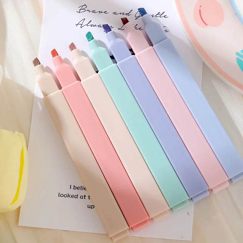Buy The Best By Artsulli - Art is Long Life Short - 6Pcs Pastel Highlighters Pen Drawing Graffiti Marker Colorful Fluorescent Student